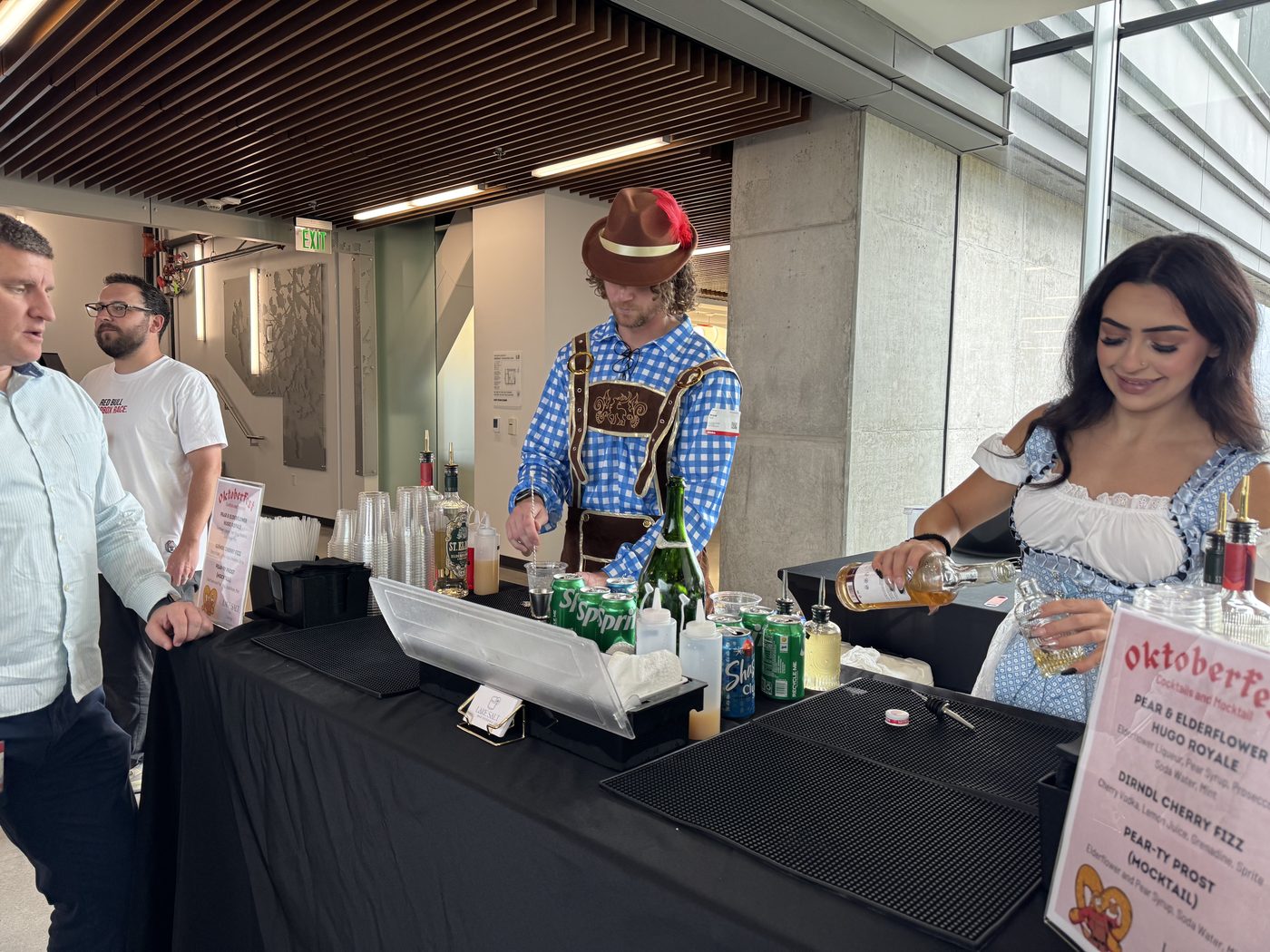 Lake Salt team at Oktoberfest themed corporate event